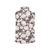Garlic bulb dark background Women's Padded Vest