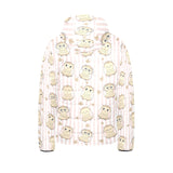 cute owl leaf Kids' Boys' Girls' Padded Hooded Jacket