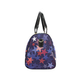 Red blue star pattern Travel Bag