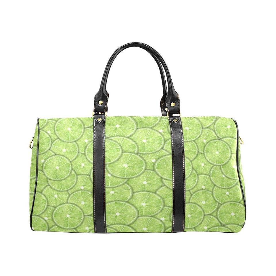Slices of Lime pattern Travel Bag