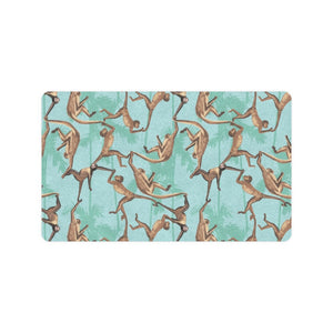 Monkey Palm tree background Doormat