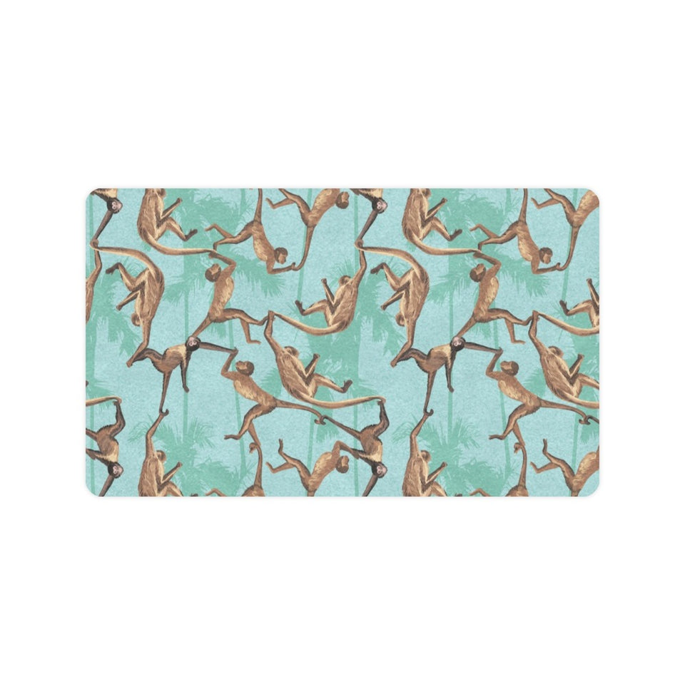 Monkey Palm tree background Doormat