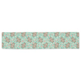 Hippopotamus Pattern Print Design 02 Table Runner