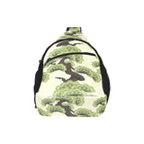 Bonsai pattern All Over Print Chest Bag