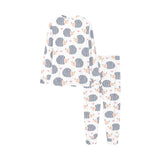 Hedgehog Pattern Print Design 04 Kids' Boys' Girls' All Over Print Pajama Set