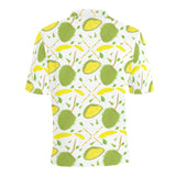 Durian pattern background Men's All Over Print Polo Shirt