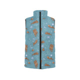 Sea otters pattern Women's Padded Vest