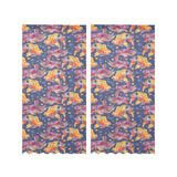 Goldfish Pattern Print Design 05 Gauze Curtain