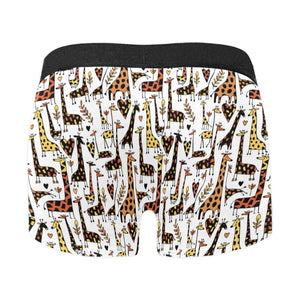 Giraffe Pattern Print Design 05 Men's All Over Print Boxer Briefs Men's Underwear