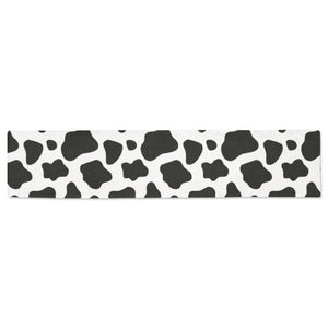 Cow skin pattern Table Runner