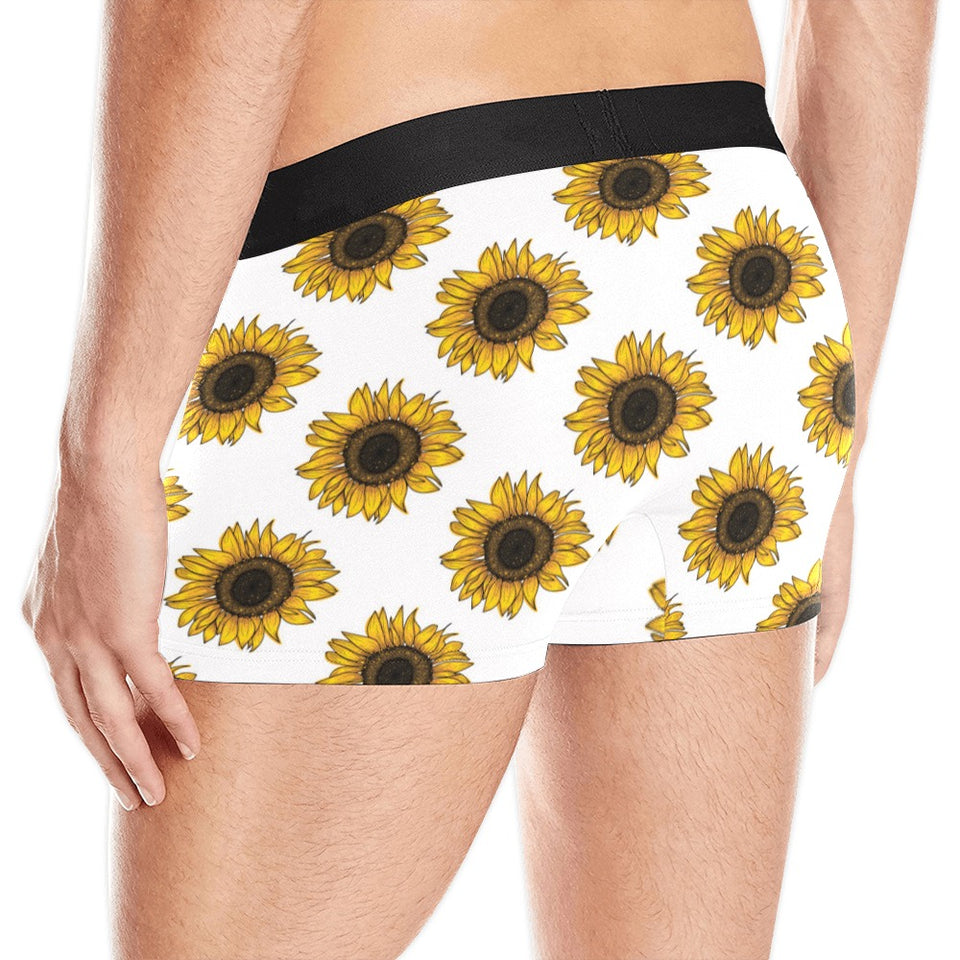 sunflowers design pattern Men's All Over Print Boxer Briefs Men's Underwear