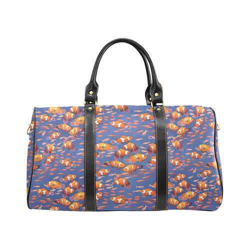 Clown Fish Pattern Print Design 04 Travel Bag
