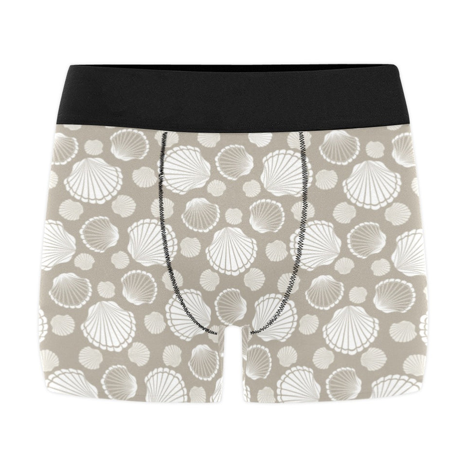 Scallop shell pattern Men's All Over Print Boxer Briefs Men's Underwear