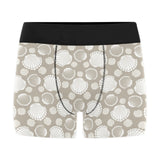 Scallop shell pattern Men's All Over Print Boxer Briefs Men's Underwear