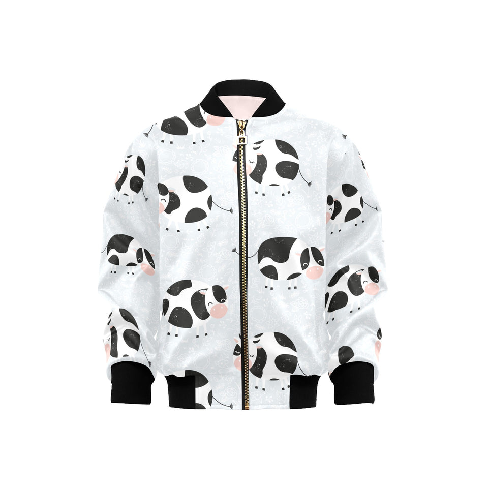 Cute cows pattern Kids' Boys' Girls' Bomber Jacket