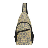 arabic star gold pattern All Over Print Chest Bag