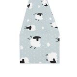 Sheep polka dot cloud pattern Table Runner