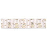 cute owl leaf Table Runner