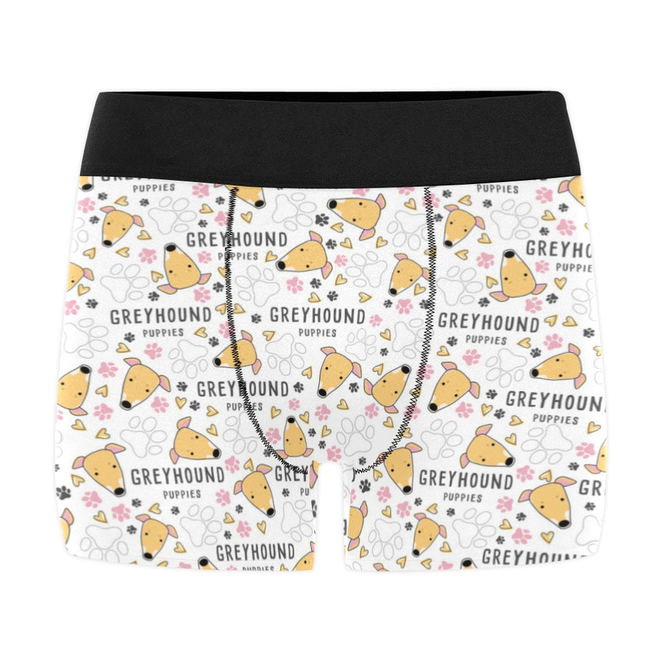 Greyhound Pattern Print Design 03 Men's All Over Print Boxer Briefs Men's Underwear
