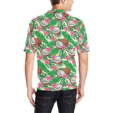 Coconut Pattern Print Design 01 Men's All Over Print Polo Shirt