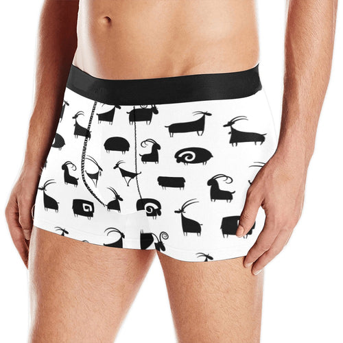 Goat ram pattern Men's All Over Print Boxer Briefs Men's Underwear