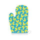 Duck Pattern Print Design 04 Heat Resistant Oven Mitts