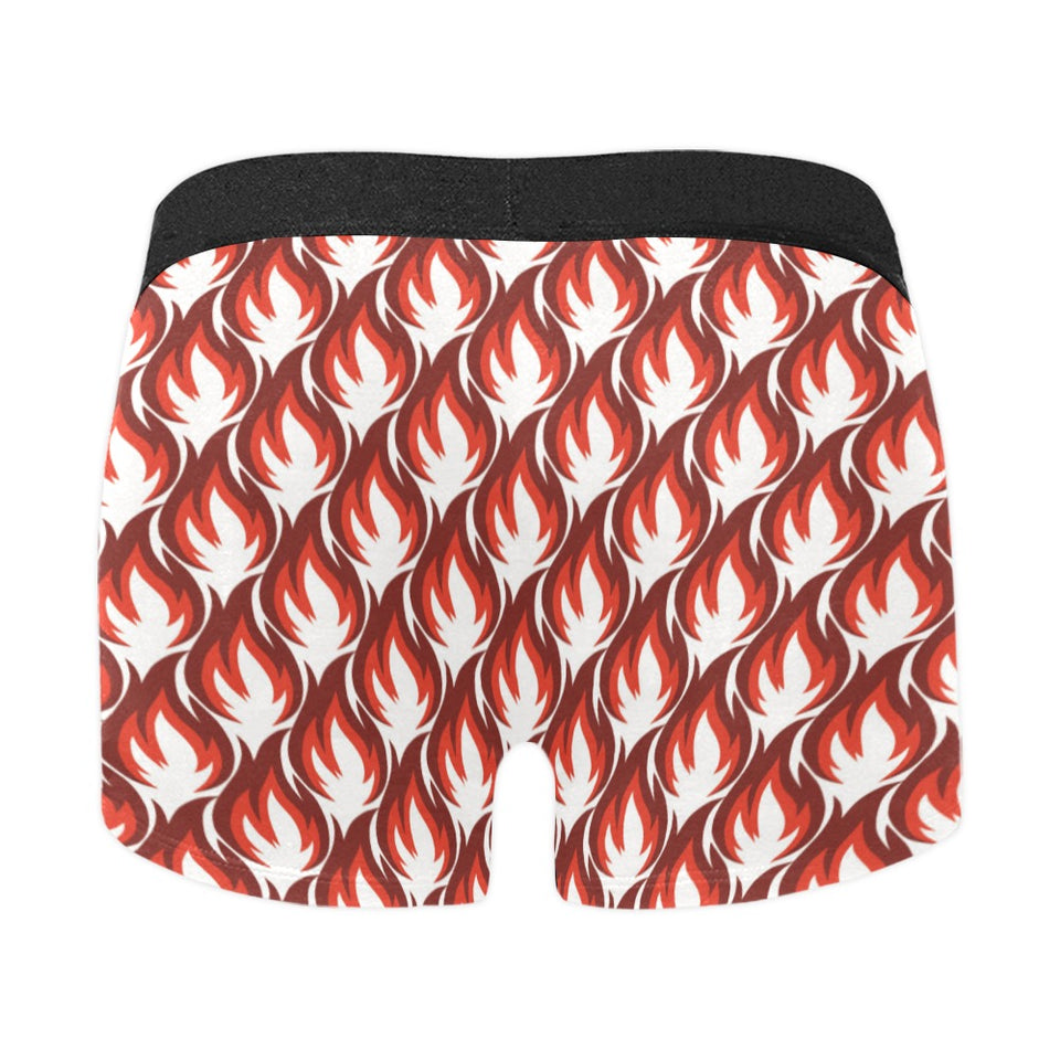 Fire flame symbol design pattern Men's All Over Print Boxer Briefs Men's Underwear