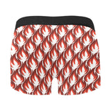 Fire flame symbol design pattern Men's All Over Print Boxer Briefs Men's Underwear