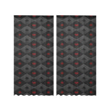 Casino Cards Suits Pattern Print Design 05 Gauze Curtain