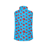 Ladybug Pattern Print Design 02 Men's Padded Vest