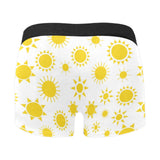 Sun pattern Men's All Over Print Boxer Briefs Men's Underwear