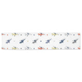 Cute helicopter star pattern Table Runner