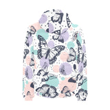 Butterfly pattern Men's Padded Hooded Jacket