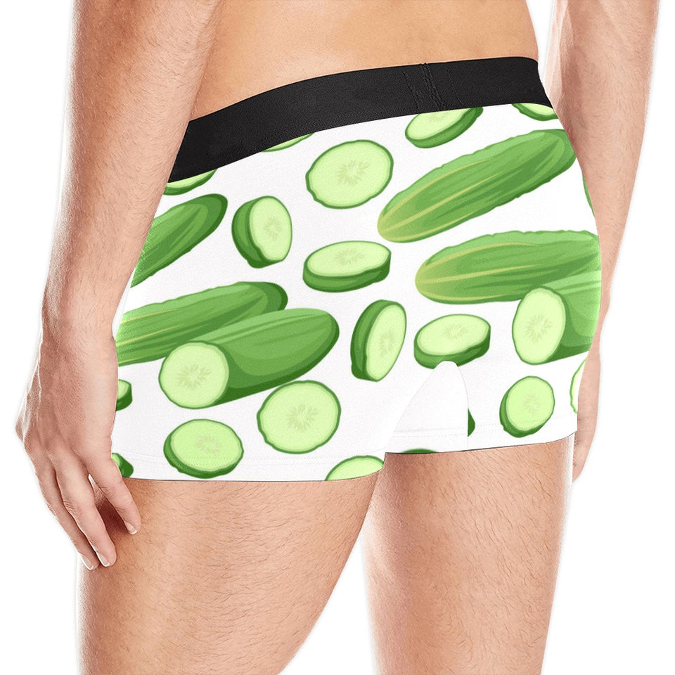 cucumber whole slices pattern Men's All Over Print Boxer Briefs Men's Underwear