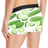 cucumber whole slices pattern Men's All Over Print Boxer Briefs Men's Underwear