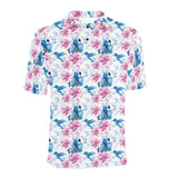 Hummingbird Pattern Print Design 02 Men's All Over Print Polo Shirt