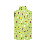 Snail Pattern Print Design 01 Women's Padded Vest