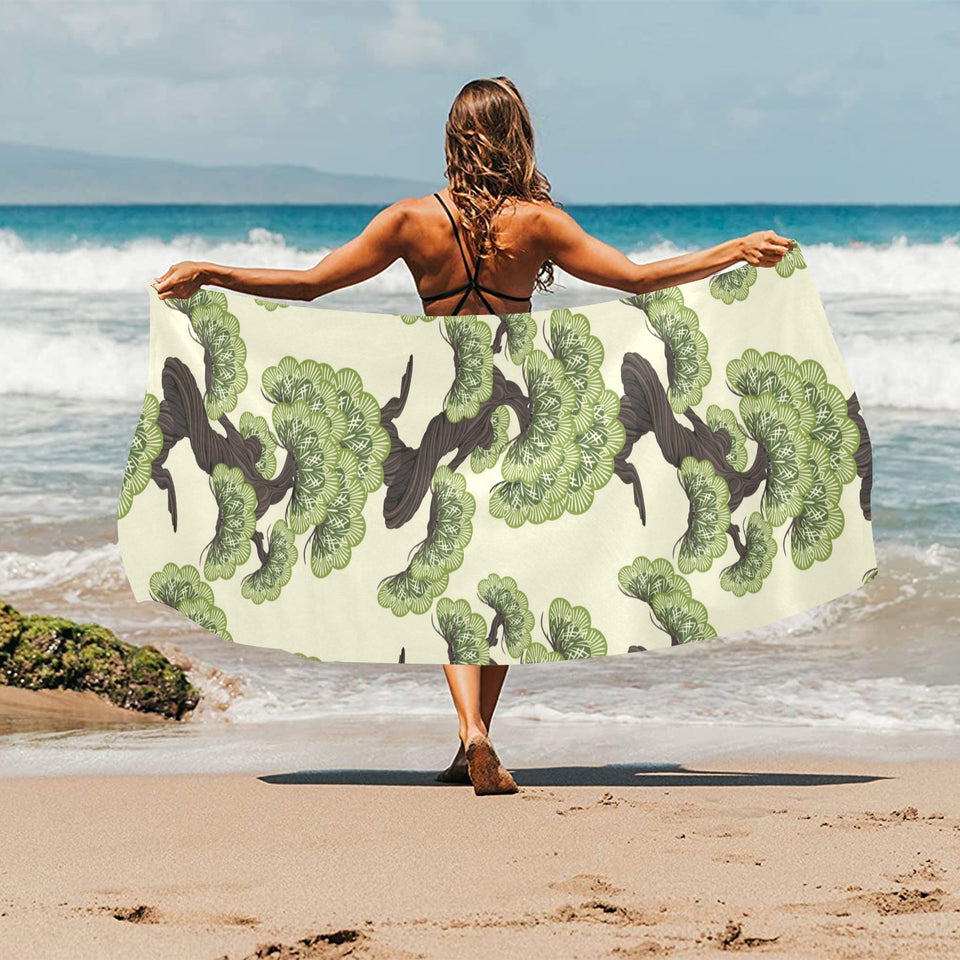 Bonsai pattern Beach Towel