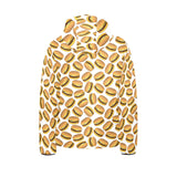 Hamburger Pattern Print Design 03 Kids' Boys' Girls' Padded Hooded Jacket