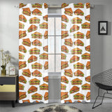 Sandwich Pattern Print Design 02 Gauze Curtain