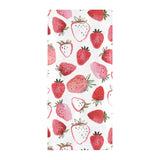 watercolor hand drawn beautiful strawberry pattern Beach Towel