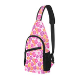 Hibiscus Pattern Print Design 01 All Over Print Chest Bag