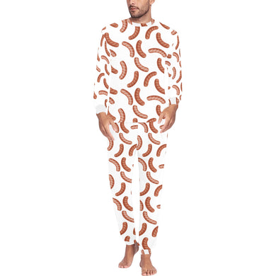 Sausage Pattern Print Design 04 Men's All Over Print Pajama