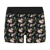 Hummingbird Pattern Print Design 03 Men's All Over Print Boxer Briefs Men's Underwear