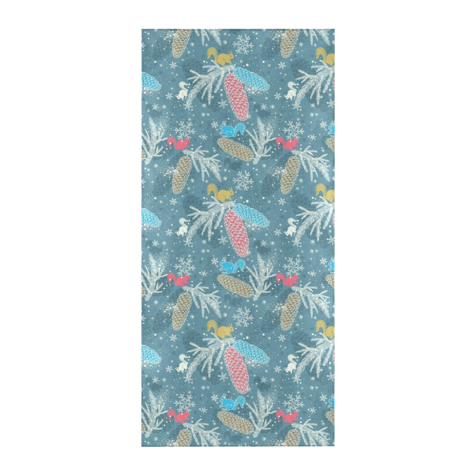 Squirrel Pattern Print Design 01 Beach Towel