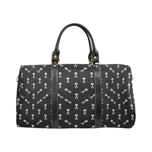 Engine Piston Black Theme Pattern Print Design 03 Travel Bag