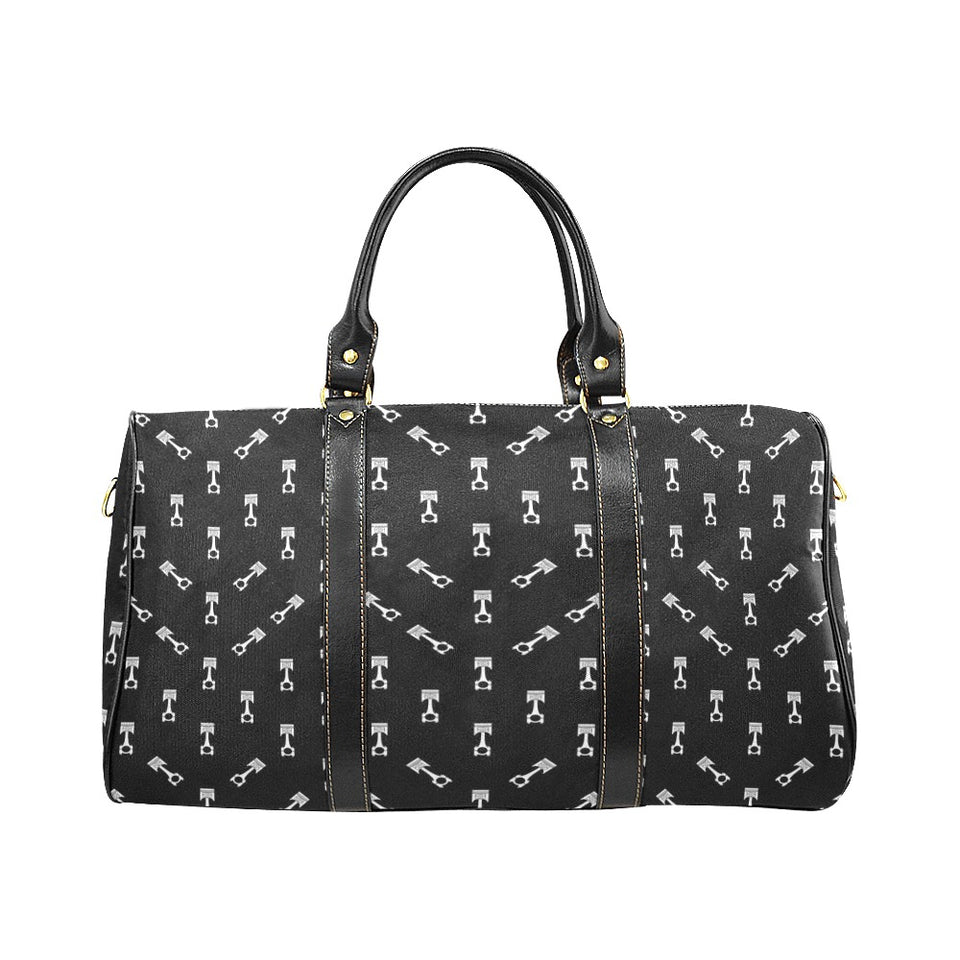 Engine Piston Black Theme Pattern Print Design 03 Travel Bag