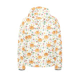 Lion Pattern Print Design 04 Kids' Boys' Girls' Padded Hooded Jacket