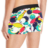 watercolor bowling ball pins Men's All Over Print Boxer Briefs Men's Underwear