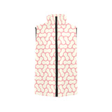 peanuts texture pattern Women's Padded Vest